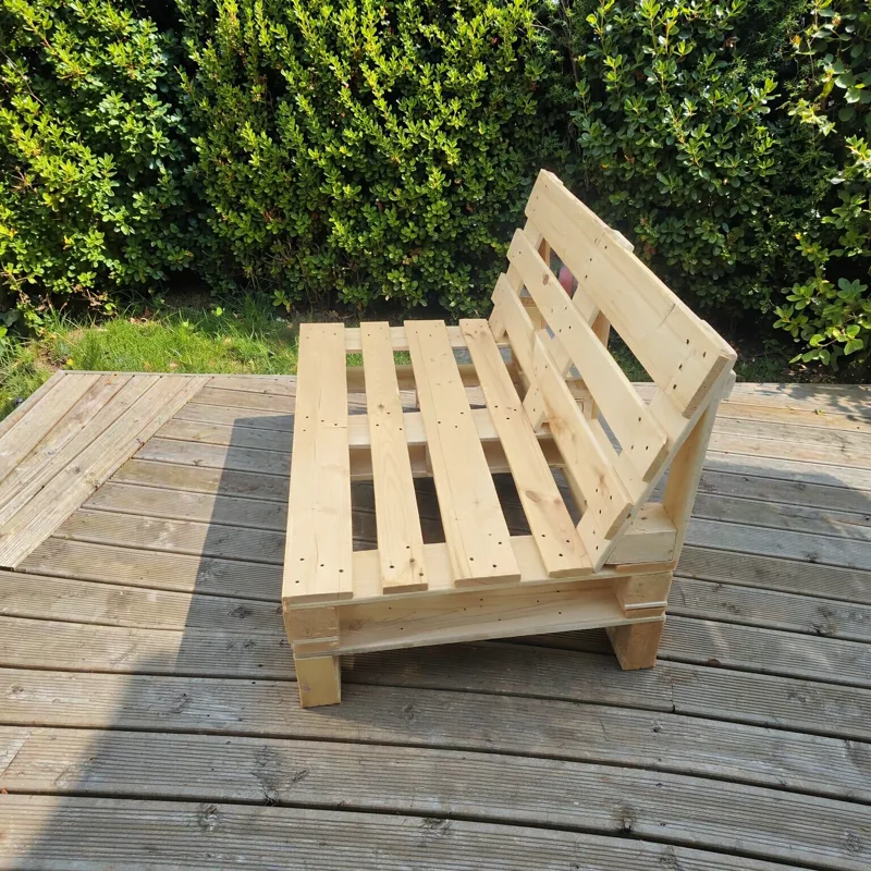 2 Seater Reclined Pallet Sofa — 2 Seater · Reclined Back