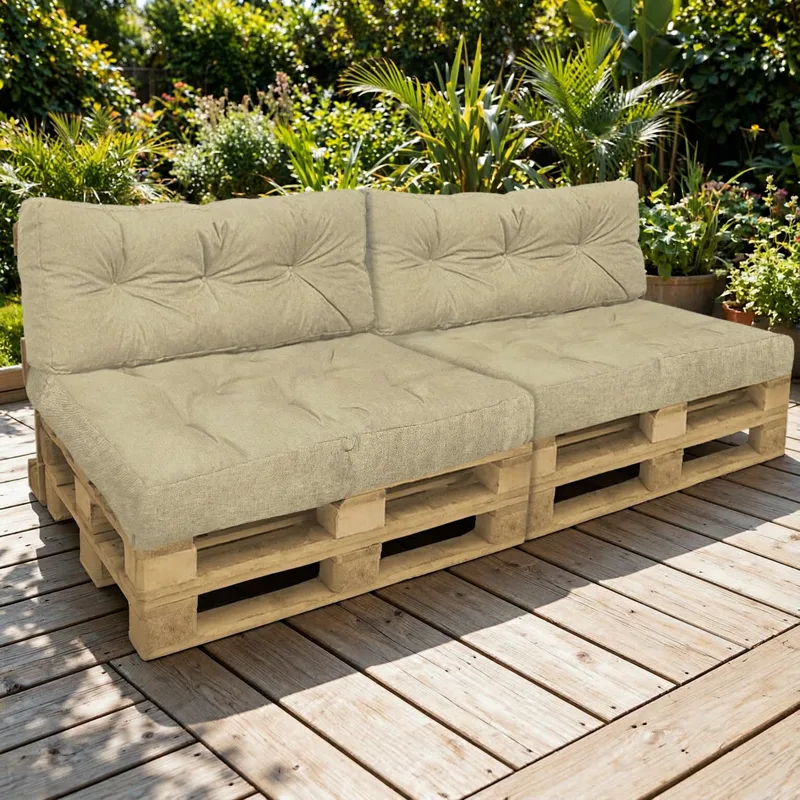 4 Seater Stacked Pallet Sofa — 4 Seater · Stacked Design